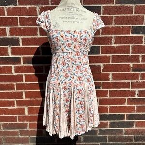 Free People Floral Print Mini Dress  PM5